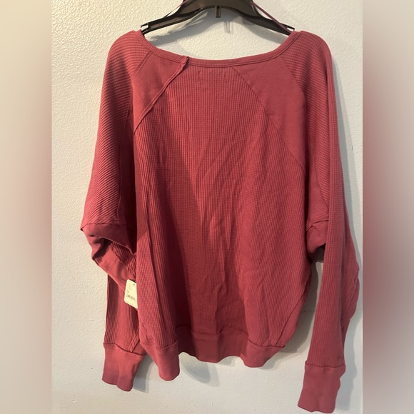 NWT Free People Santa Clara Thermal Long Sleeve - Picture 2 of 4